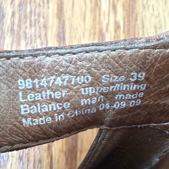 Dansko Solitaire Leather Clog Chestnut Burnished Mary Jane Slip On EU 39 8.5/9 - Picture 8 of 10